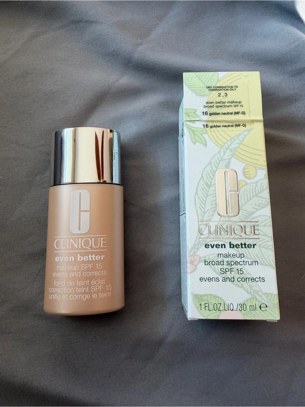 New Clinique Even Better Makeup SPF 15 - 16 Golden Neutral (30 ml)